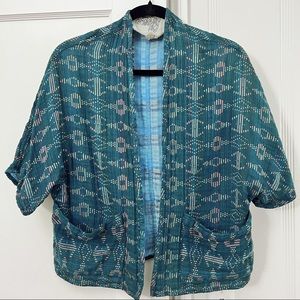 Ace & Jig Capella Cardi in Emerald/Sky - XS